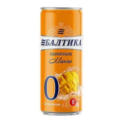 Пивной напиток Манго №0 Балтика 330мл
