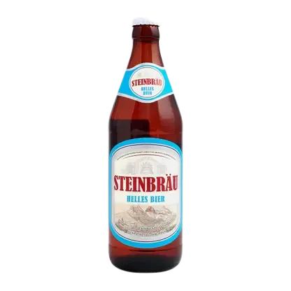 Пиво Steinbrau Helles светлое фильтрованное 5.2% 500мл