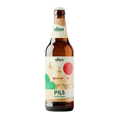 Пиво Konix Czechpilsner светлое фильтрованное пастеризованное 5% 450мл