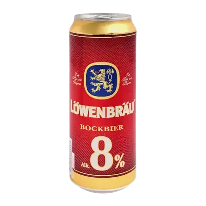 Пиво Lowenbrau Bockbier светлое пастеризованное крепкое 8% 450мл