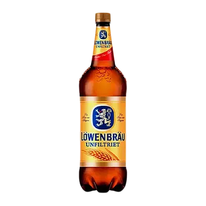 Пиво Lowenbrau светлое нефильтрованное пастеризованное 4.9% 1.3л