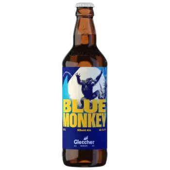 Пивной напиток Gletcher Blue Monkey Wheat Ale светлый 0,5 л