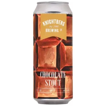 Пивной напиток Knightberg Chocolate Stout темное 0,45 л ж/б