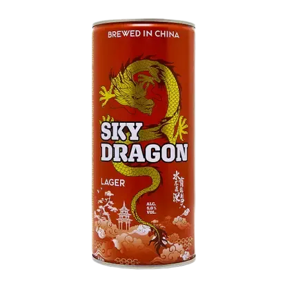 Пиво Sky Dragon светлое фильтрованное пастеризованное 5% 1л
