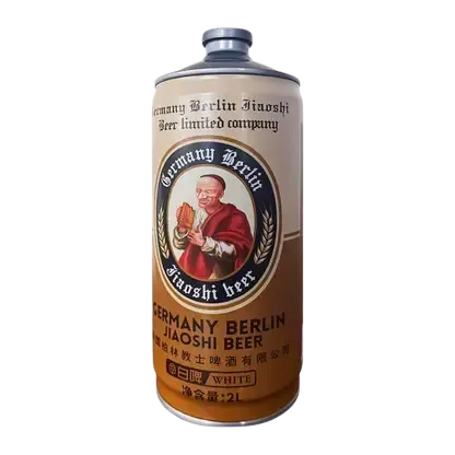 Светлое пиво нефильтрованное White Beer Berlin Priest 5% 2л