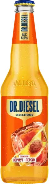 Пивной напиток Dr. Diesel Вермут и персик 6,5% 0,45л
