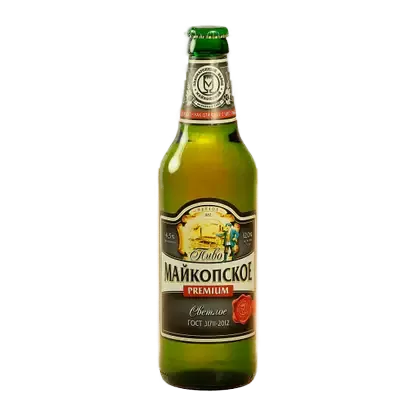 Пиво Майкопское Premium светлое фильтрованное 4.5% 500мл