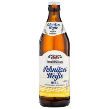 Пиво Schnitzlbaumer Schnitzei Weisse Hell светлое 0,5 л