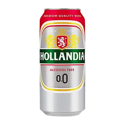Светлое пиво фильтрованное безалкогольное Hollandia 450мл
