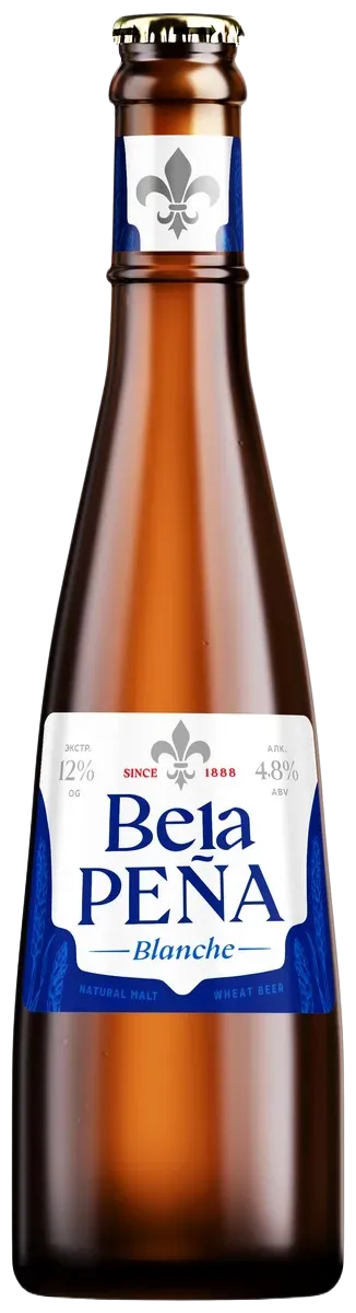 Пиво светлое Bela Pena пшеничное 4,8% 0,45л