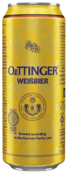 Пиво светлое Oettinger Weissbier 4,9% 0,5л