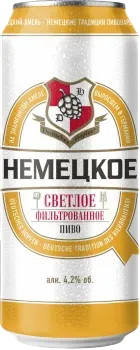 Пиво светлое Бочкари Немецкое 4,2% 0,45л