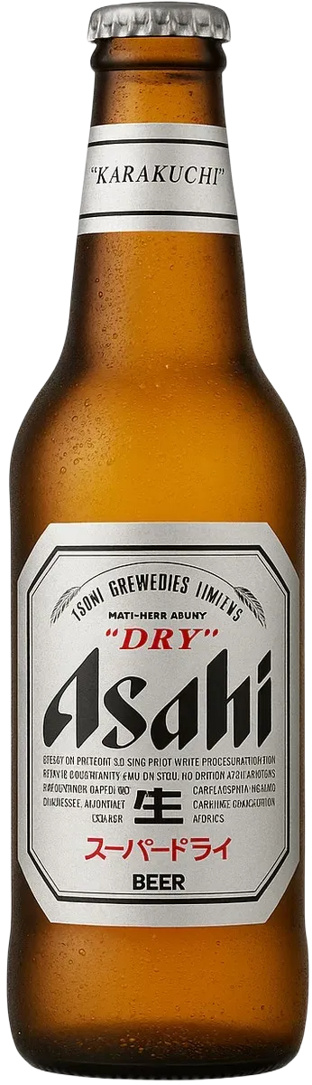 Пиво светлое Asahi Super Dry 5% 0,33л