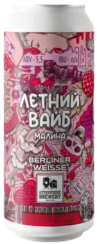 Напиток пивной Летний вайб Малина 5,5% 0,45л