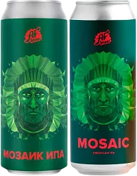 Пиво АФ Брю Мозаик светлое нефильтрованное непастеризованное ж/б