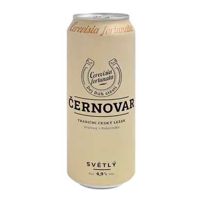 Пиво Cernovar светлое фильтрованное 4.9% 500мл