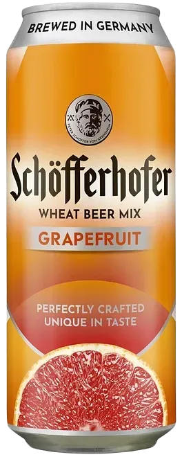 Пивной напиток Schofferhofer Grapefruit светлое 2,5% 0,5л