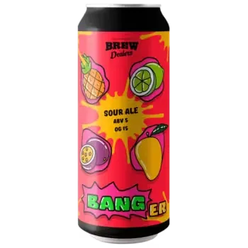 Пивной напиток Brew Dealers Banger светлый 0,45 л ж/б