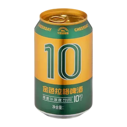 Светлое пиво Green фильтрованное Cheerday 4% 330мл
