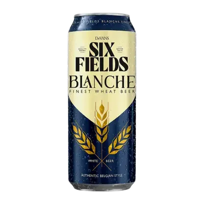 Пивной напиток Blanche нефильтрованный Six Fields 5% 500мл