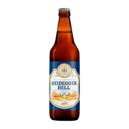 Пиво Heidegger Hell светлое фильтрованное 4.7% 500мл