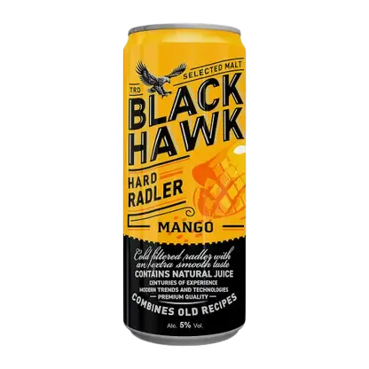 Пивной напиток со вкусом манго Black Hawk 5% 430мл