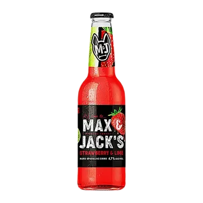 Пивной напиток Max&Jacks клубника и лайм 4.7% 400мл