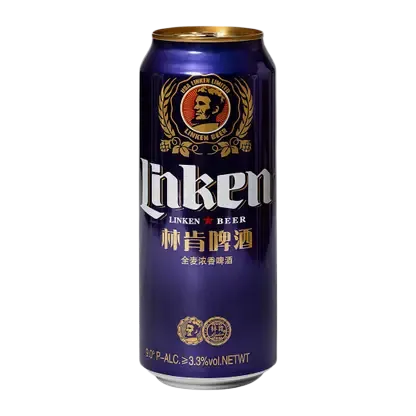 Светлое пиво фильтрованное Linken Beer 3.3% 500мл