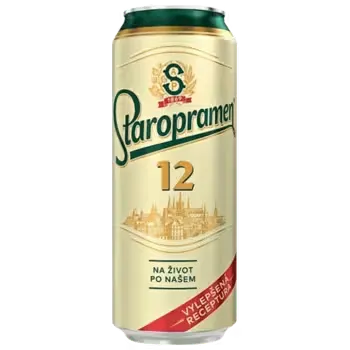 Пиво Staropramen 12 светлое 0,5 л ж/б