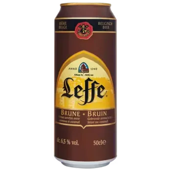 Пиво Leffe Brune 0,5 л ж/б