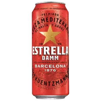Пиво светлое Estrella Damm 4,6% ж/б 0,5л