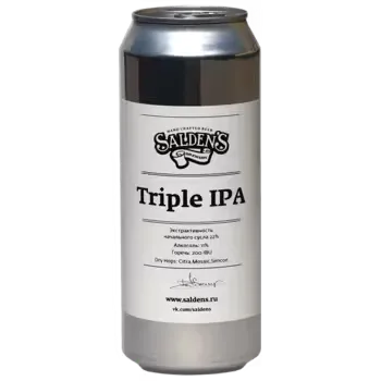 Пиво Salden's Triple IPA светлое 0,45 л ж/б
