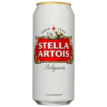 Пиво светлое Stella Artois 5% с/б 0,44л