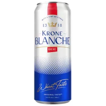 Пивной напиток Krone Blanche Biere 0,45 л