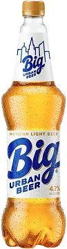 Пиво Big Urban Beer светлое пастеризованное