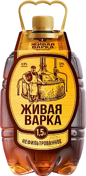Пиво Живая Варка светлое ПЭТ