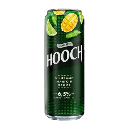 Пивной напиток с соком манго и лайма Hooch 6.5% 0.45л
