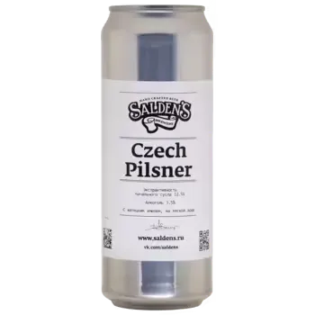 Пиво Salden's Czech Pilsner светлое 0,45 л ж/б