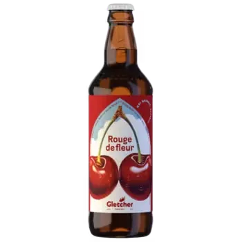 Пивной напиток Gletcher Rouge De Fleur темный 0,5 л