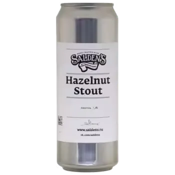 Пиво Salden's Hazelnut Stout темное 0,45 л ж/б