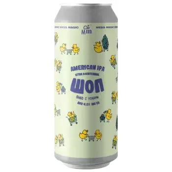 Пиво Magic Mess Шоп IPA светлое 0,45 л ж/б