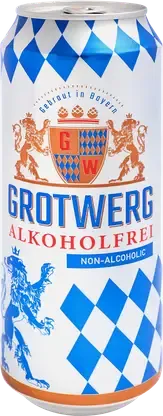 Светлое пиво безалкогольное Grotwerg Bayerisch Hell 500мл