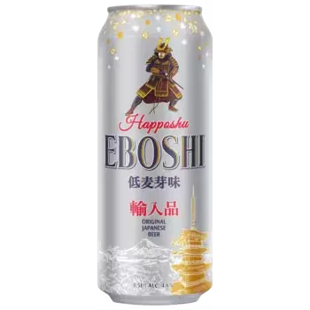 Пиво Eboshi Happoshu светлое 0,5 л ж/б