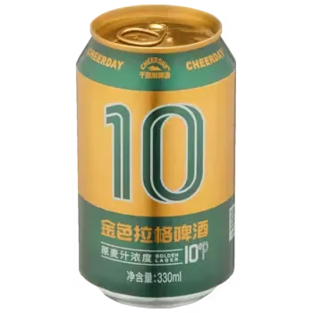 Пиво Cheerday Green 10°P светлое 0,33 л ж/б