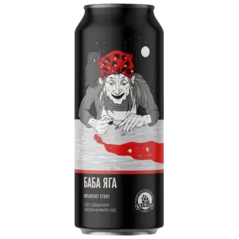 Пивной напиток Brewlok Yaga темный 0,45 л ж/б