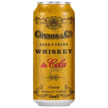 Напиток Connor & Co Whiskey & Cola 0,43 л ж/б