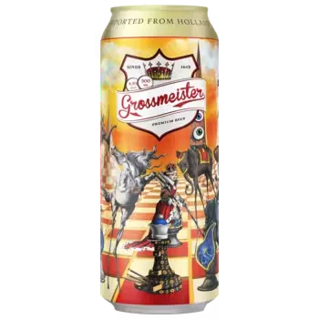 Пиво Grossmeister светлое 0,5 л
