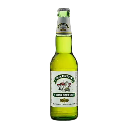 Пиво Harbin Premium светлое фильтрованное 5.5% 330мл