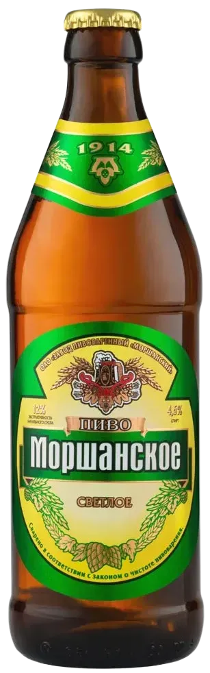 Пиво светлое Моршанское 4,5% 0,5л