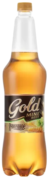 Пиво светлое Gold Mine Beer Ячменное 4,5% 1,15л